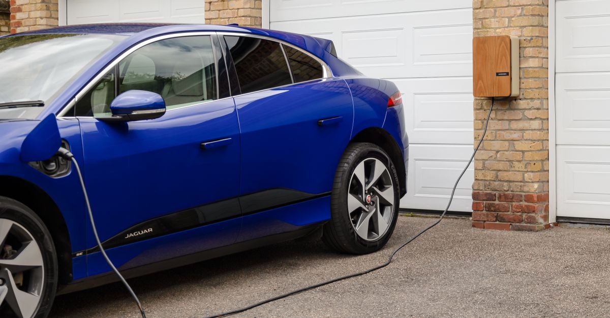 Electric vehicle charging at home