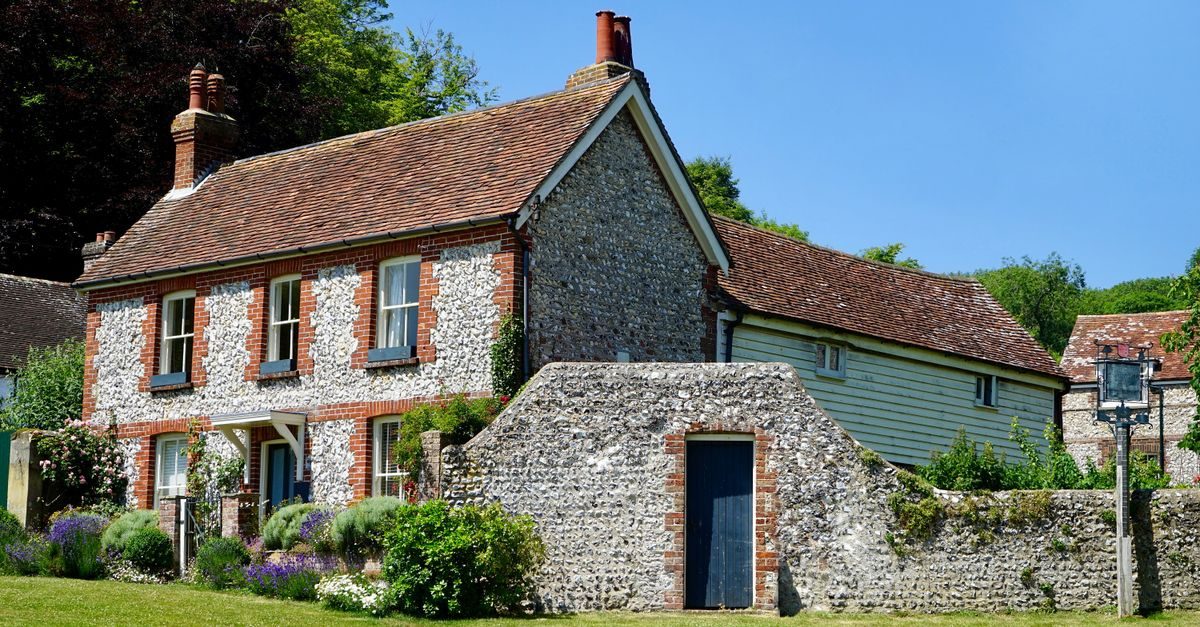 Solar panels on a period property