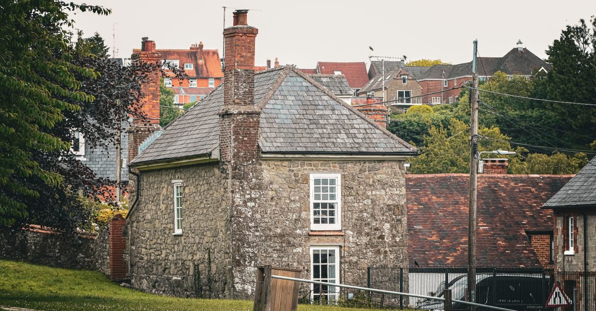 Solar panels on a period property