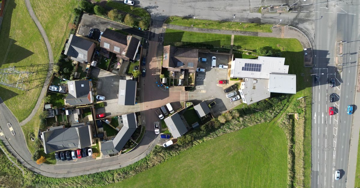 Solar panels on a UK home