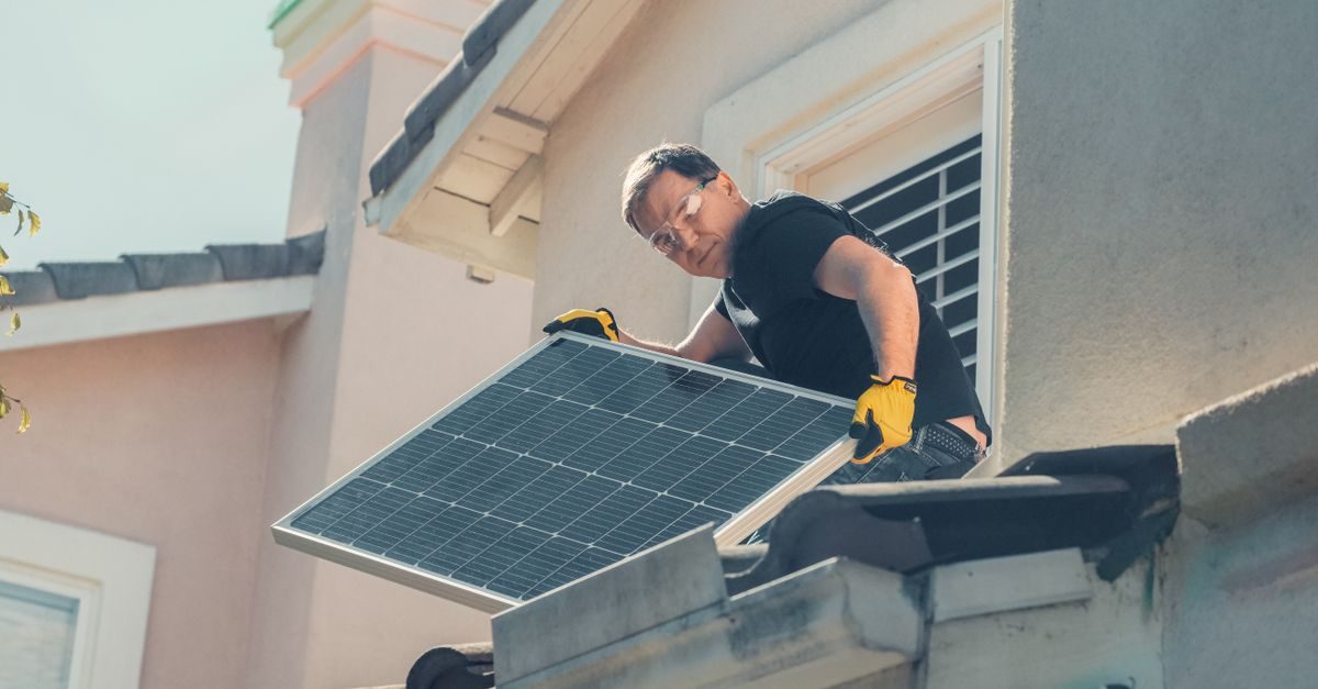 Home solar battery storage